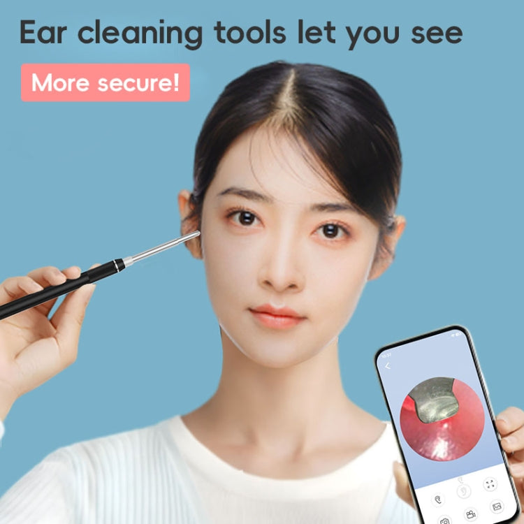NK-5101 HD Smart Visual Ear Spoon(Black + White) - free shipping - PMC TechLife - Order now!