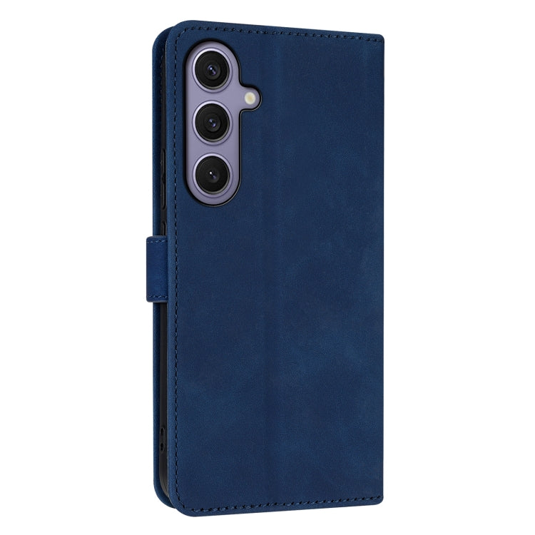For Samsung Galaxy S25 5G AZNS Skin Feel Calf Texture Flip Leather Phone Case(Blue) - Galaxy S25 5G Cases by AZNS | Online Shopping South Africa | PMC Jewellery | Buy Now Pay Later Mobicred