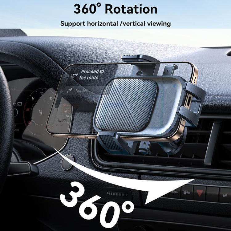 JOYROOM JR-OK6 Car Air Outlet Mechanical Phone Holder(Black) - free shipping - PMC TechLife - Order now!