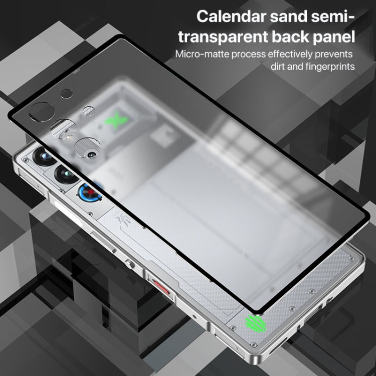 For ZTE nubia Red Magic 10 Pro / 10 Pro+ Snap Buckle Metal Frame Frosted Phone Case(Space Black) - ZTE Cases by PMC TechLife | Online Shopping South Africa | PMC TechLife | Buy Now Pay Later Mobicred
