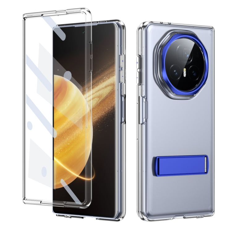 For Honor Magic V3 Ice-Cold Holder PC Hybrid TPU Phone Case(Blue) - Honor Cases by PMC TechLife | Online Shopping South Africa | PMC TechLife | Buy Now Pay Later Mobicred