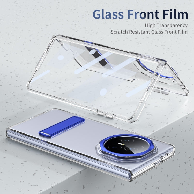 For Honor Magic V3 Ice-Cold Holder PC Hybrid TPU Phone Case(Blue) - Honor Cases by PMC TechLife | Online Shopping South Africa | PMC TechLife | Buy Now Pay Later Mobicred