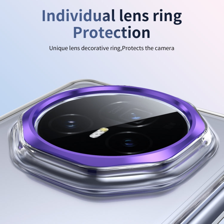 For Honor Magic V3 Ice-Cold Holder PC Hybrid TPU Phone Case(Purple) - Honor Cases by PMC TechLife | Online Shopping South Africa | PMC TechLife | Buy Now Pay Later Mobicred