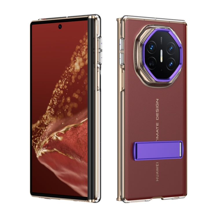 For Huawei Mate XT Ultimate Ice-Cold Holder PC Hybrid TPU Phone Case(Purple) - Huawei Cases by PMC TechLife | Online Shopping South Africa | PMC TechLife | Buy Now Pay Later Mobicred