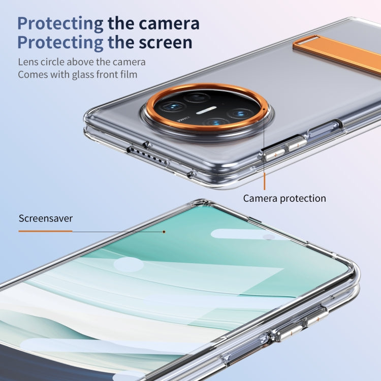 For Huawei Mate X5 Ice-Cold Holder PC Hybrid TPU Phone Case(Orange) - Huawei Cases by PMC TechLife | Online Shopping South Africa | PMC TechLife | Buy Now Pay Later Mobicred