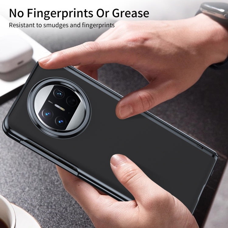 For Huawei Mate X3 Integrated AG Frosted Vacuum Plating Phone Case(Black) - Huawei Cases by PMC TechLife | Online Shopping South Africa | PMC TechLife | Buy Now Pay Later Mobicred
