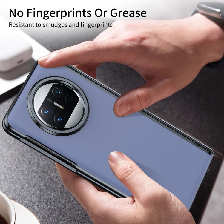 For Huawei Mate X3 Integrated AG Frosted Vacuum Plating Phone Case(Blue) - Huawei Cases by PMC TechLife | Online Shopping South Africa | PMC TechLife | Buy Now Pay Later Mobicred