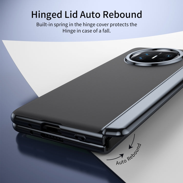 For Huawei Mate X5 Integrated AG Frosted Vacuum Plating Phone Case(Black) - Huawei Cases by PMC TechLife | Online Shopping South Africa | PMC TechLife | Buy Now Pay Later Mobicred