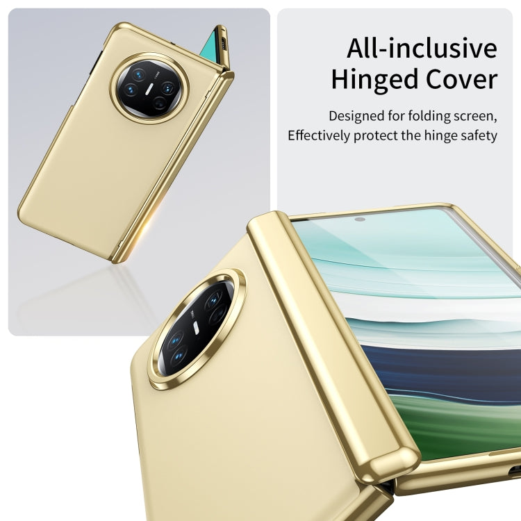 For Huawei Mate X5 Integrated AG Frosted Vacuum Plating Phone Case(Gold) - Huawei Cases by PMC TechLife | Online Shopping South Africa | PMC TechLife | Buy Now Pay Later Mobicred