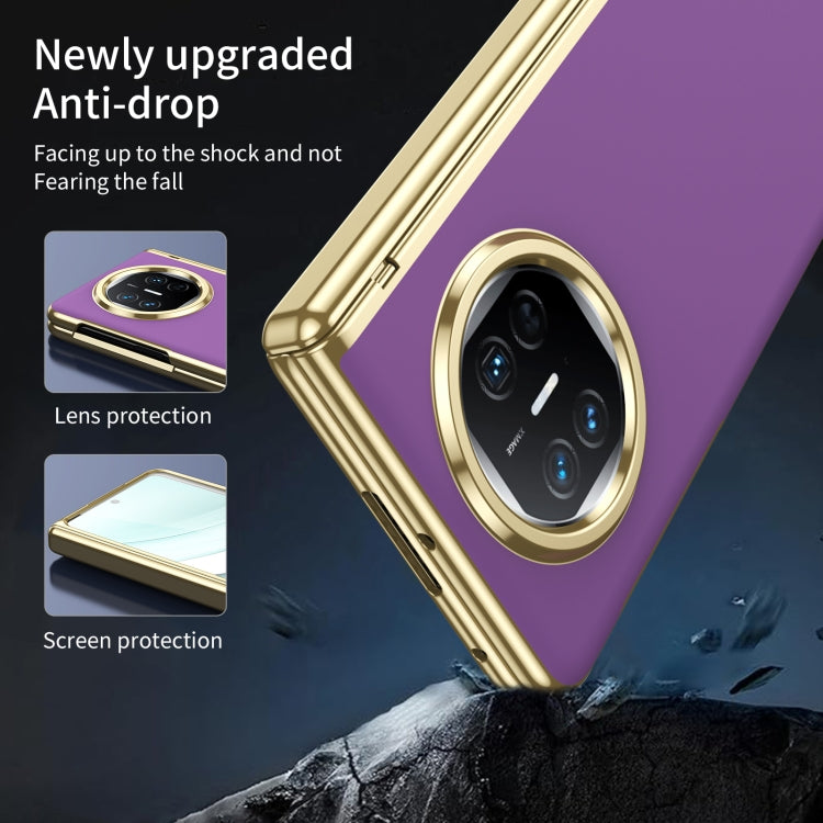 For Huawei Mate X5 Integrated AG Frosted Vacuum Plating Phone Case(Purple) - Huawei Cases by PMC TechLife | Online Shopping South Africa | PMC TechLife | Buy Now Pay Later Mobicred