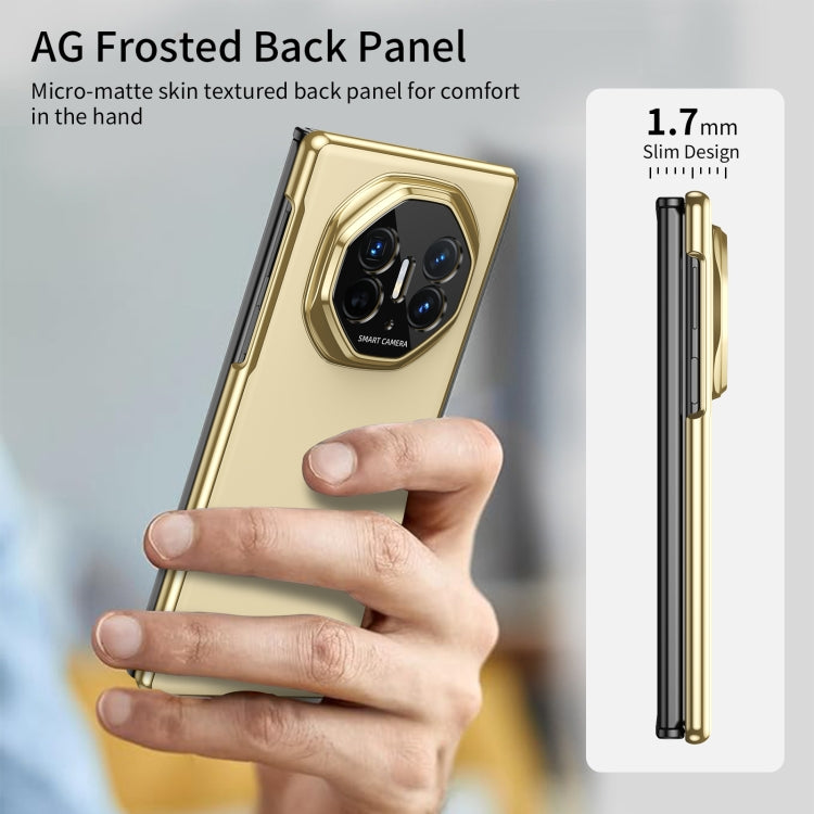 For Huawei Mate XT Ultimate Design Integrated AG Frosted Vacuum Plating Phone Case(Gold) - Huawei Cases by PMC TechLife | Online Shopping South Africa | PMC TechLife | Buy Now Pay Later Mobicred