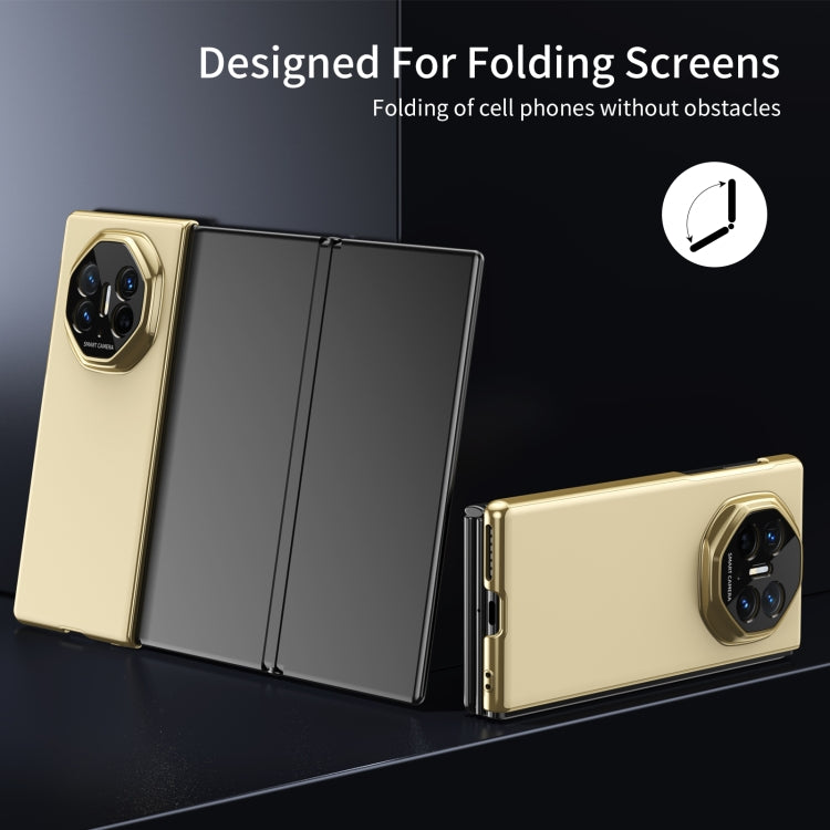 For Huawei Mate XT Ultimate Design Integrated AG Frosted Vacuum Plating Phone Case(Gold) - Huawei Cases by PMC TechLife | Online Shopping South Africa | PMC TechLife | Buy Now Pay Later Mobicred