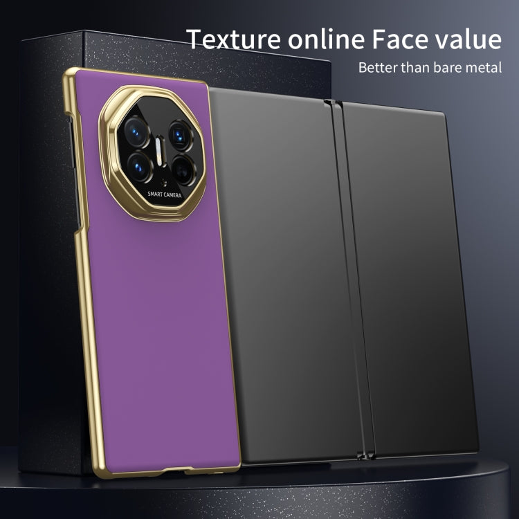 For Huawei Mate XT Ultimate Design Integrated AG Frosted Vacuum Plating Phone Case(Purple) - Huawei Cases by PMC TechLife | Online Shopping South Africa | PMC TechLife | Buy Now Pay Later Mobicred