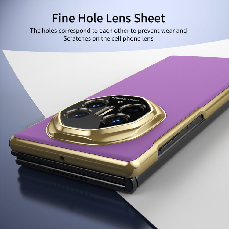 For Huawei Mate XT Ultimate Design Integrated AG Frosted Vacuum Plating Phone Case(Purple) - Huawei Cases by PMC TechLife | Online Shopping South Africa | PMC TechLife | Buy Now Pay Later Mobicred