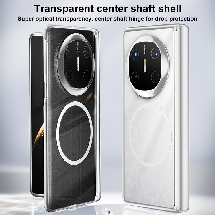 For Huawei Mate X5 / X3 Clear MagSafe PC Full Coverage Phone Case(White) - Huawei Cases by PMC TechLife | Online Shopping South Africa | PMC TechLife | Buy Now Pay Later Mobicred