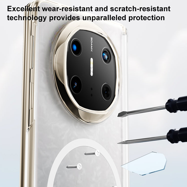For Huawei Mate X5 / X3 Clear MagSafe PC Full Coverage Phone Case(White) - Huawei Cases by PMC TechLife | Online Shopping South Africa | PMC TechLife | Buy Now Pay Later Mobicred