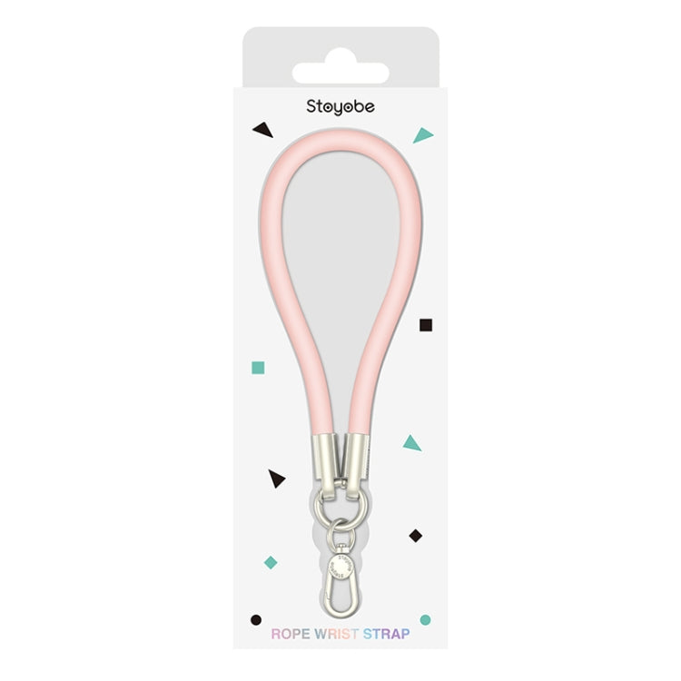 DUX DUICS Stoyobe PL-II Universal Silicone Phone Wrist Strap Anti-lost Lanyard(Pink) - Lanyards & Wrist Straps by DUX DUCIS | Online Shopping South Africa | PMc TechLife | Buy Now Pay Later Mobicred
