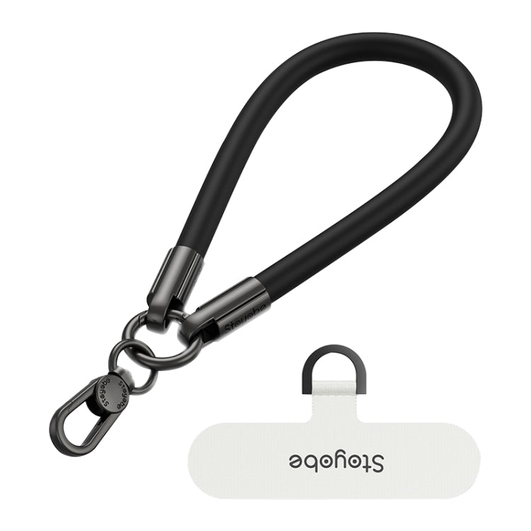 DUX DUICS Stoyobe PL-II Universal Silicone Phone Wrist Strap Anti-lost Lanyard(Black) - Lanyards & Wrist Straps by DUX DUCIS | Online Shopping South Africa | PMc TechLife | Buy Now Pay Later Mobicred
