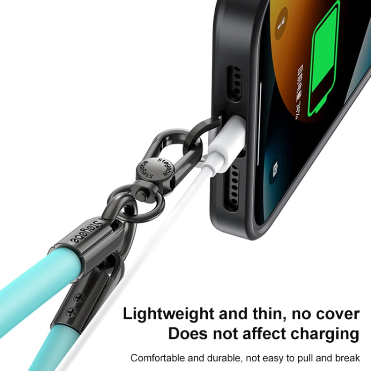DUX DUICS Stoyobe PL-II Universal Silicone Phone Wrist Strap Anti-lost Lanyard(Purple) - Lanyards & Wrist Straps by DUX DUCIS | Online Shopping South Africa | PMc TechLife | Buy Now Pay Later Mobicred