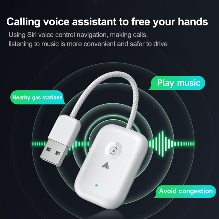 2 in 1 Apple CarPlay / Android Auto USB, Type-C Dual Ports Wired to Wireless CarPlay Adapter(Black) - free shipping - PMC TechLife - Order now!