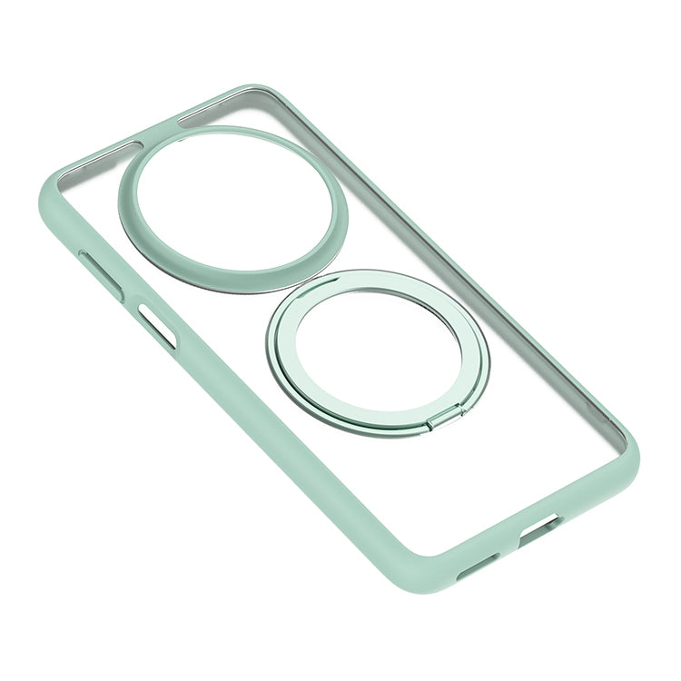 For Huawei Mate 70 Frosted 360 Degree Rotating Holder Phone Case(Green) - Huawei Cases by PMC TechLife | Online Shopping South Africa | PMC TechLife | Buy Now Pay Later Mobicred