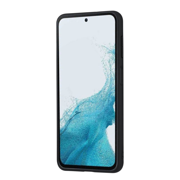 For Samsung Galaxy S25+ 5G Calfskin Card Slot TPU Hybrid PU Phone Case(Black) - Galaxy S25+ 5G Cases by PMC Jewellery | Online Shopping South Africa | PMC Jewellery | Buy Now Pay Later Mobicred