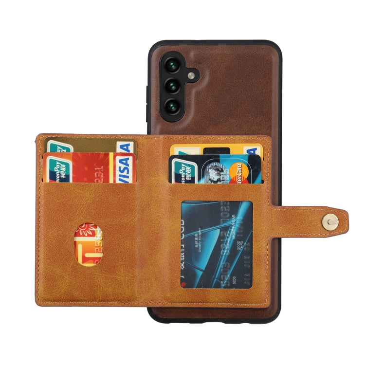 For Samsung Galaxy S25 5G Calfskin Card Slot TPU Hybrid PU Phone Case(Green) - Galaxy S25 5G Cases by PMC Jewellery | Online Shopping South Africa | PMC Jewellery | Buy Now Pay Later Mobicred