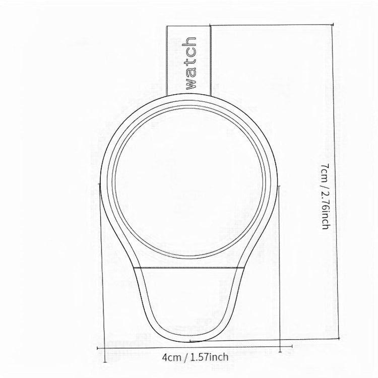 For Apple Watch Series A01 Portable Wireless Charger(White) - Charger / Holder by PMC TechLife | Online Shopping South Africa | PMC TechLife | Buy Now Pay Later Mobicred