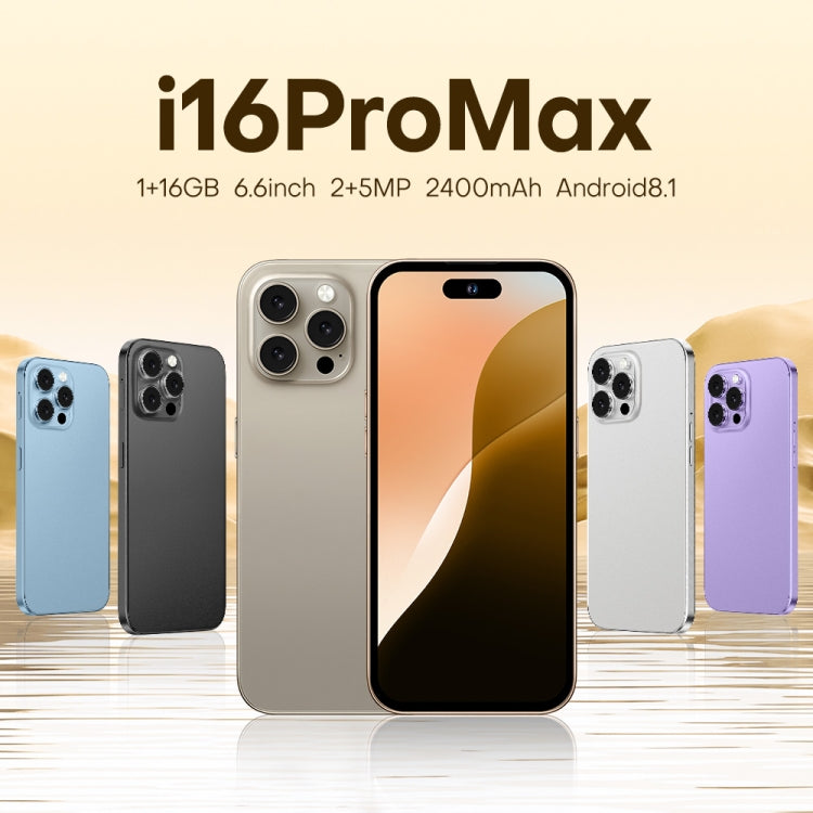 U218 / i16 Pro Max, 1GB+16GB, 6.6 inch Android 8.1 MTK6580A Quad Core, OTG, Network: 3G, Dual SIM, Plug:EU Plug(Grey) - free shipping - PMc TechLife - Order now!