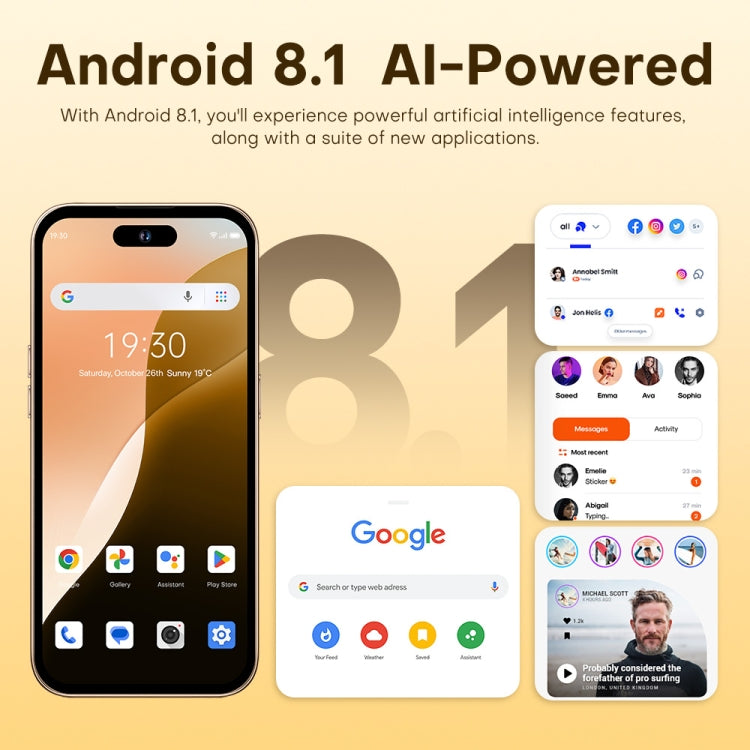 U218 / i16 Pro Max, 1GB+16GB, 6.6 inch Android 8.1 MTK6580A Quad Core, OTG, Network: 3G, Dual SIM, Plug:US Plug(White) - free shipping - PMc TechLife - Order now!