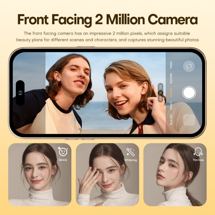 U218 / i16 Pro Max, 1GB+16GB, 6.6 inch Android 8.1 MTK6580A Quad Core, OTG, Network: 3G, Dual SIM, Plug:EU Plug(White) - free shipping - PMc TechLife - Order now!
