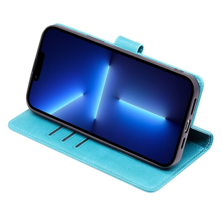 For Samsung Galaxy S25 5G Calf Texture Buckle Flip Leather Phone Case(Light Blue) - Galaxy S25 5G Cases by PMC Jewellery | Online Shopping South Africa | PMC Jewellery | Buy Now Pay Later Mobicred