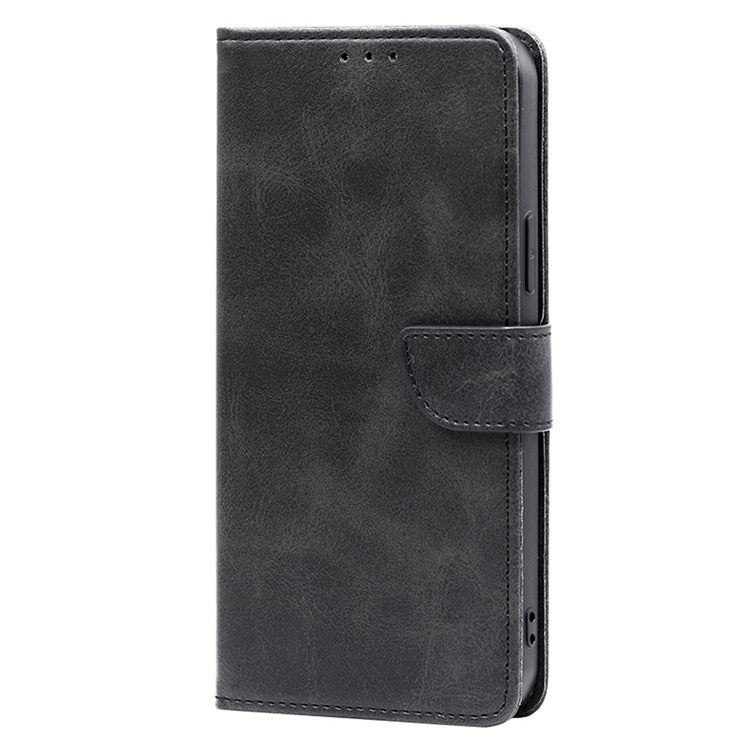 For Samsung Galaxy S25 Ultra 5G Calf Texture Buckle Flip Leather Phone Case(Black) - Galaxy S25 Ultra 5G Cases by PMC Jewellery | Online Shopping South Africa | PMC Jewellery | Buy Now Pay Later Mobicred