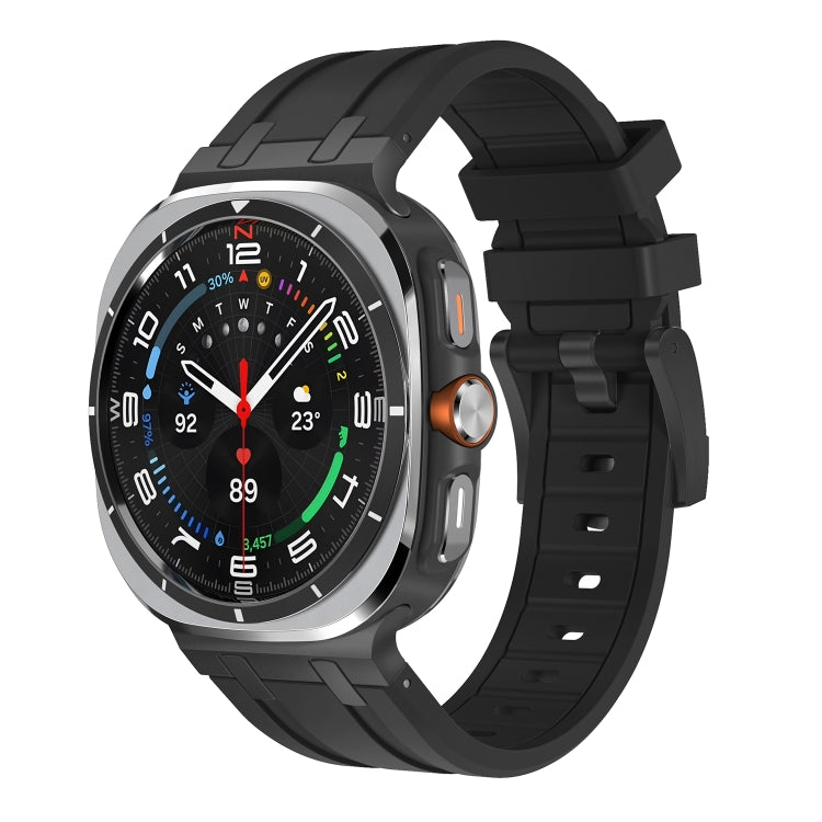 For Samsung Galaxy Watch Ultra 47mm AP Series Liquid Silicone Watch Band(Black) - free shipping - PMc TechLife - Order now!