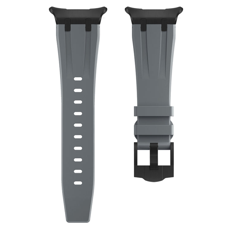 For Samsung Galaxy Watch Ultra 47mm AP Series Liquid Silicone Watch Band(Black Grey) - free shipping - PMc TechLife - Order now!