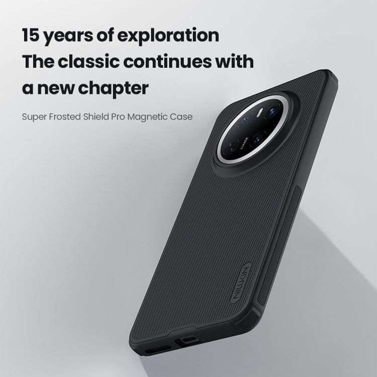 For Huawei Mate 70 NILLKIN Frosted Shield Pro Magnetic Magsafe Phone Case(Black) - Huawei Cases by NILLKIN | Online Shopping South Africa | PMC TechLife | Buy Now Pay Later Mobicred