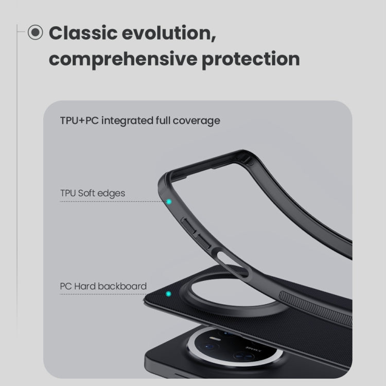 For Huawei Mate 70 NILLKIN Frosted Shield Pro Magnetic Magsafe Phone Case(Black) - Huawei Cases by NILLKIN | Online Shopping South Africa | PMC TechLife | Buy Now Pay Later Mobicred
