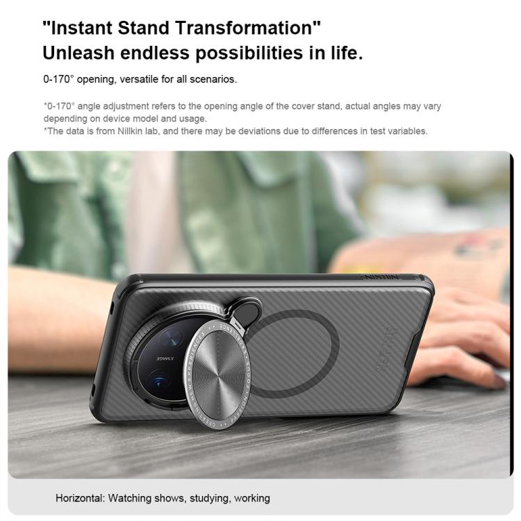 For Huawei Mate 70 Pro / 70 Pro+ NILLKIN CamShield Prop MagSafe Magnetic Translucent PC Phone Case(Black) - free shipping - PMC TechLife - Order now!