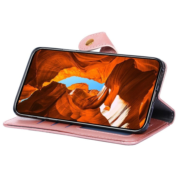 For Samsung Galaxy S25 5G Zipper Bag Leather Phone Case(Rose Gold) - Galaxy S25 5G Cases by PMC Jewellery | Online Shopping South Africa | PMC Jewellery | Buy Now Pay Later Mobicred