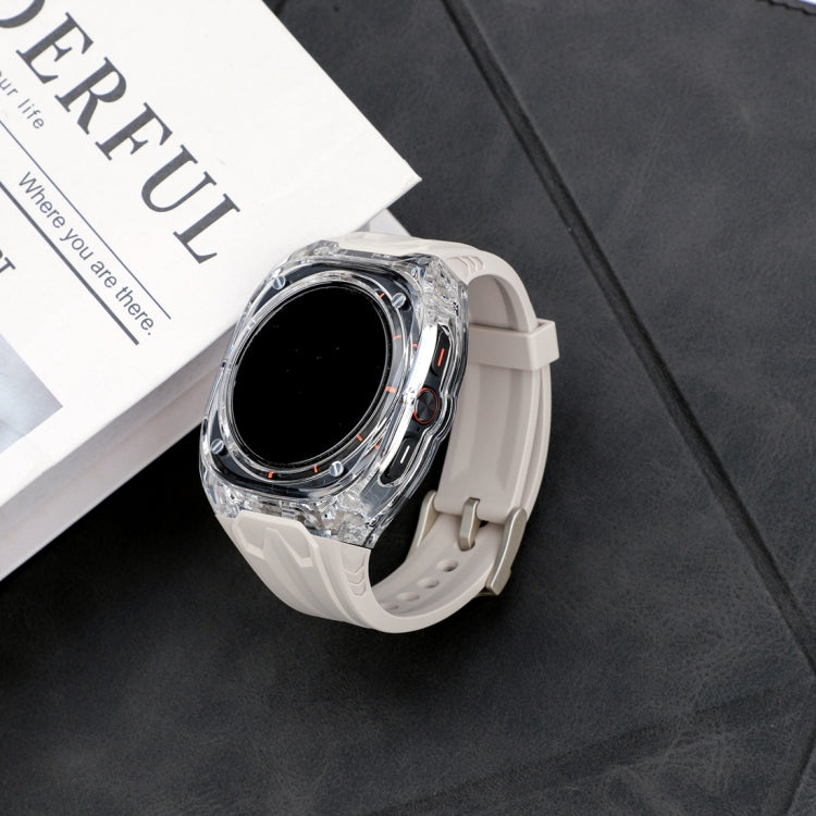 For Samsung Galaxy Watch Ultra 47mm / Ultra 2025 Modified PC Hybrid TPU Watch Case Band(Starlight Transparent) - free shipping - PMc TechLife - Order now!