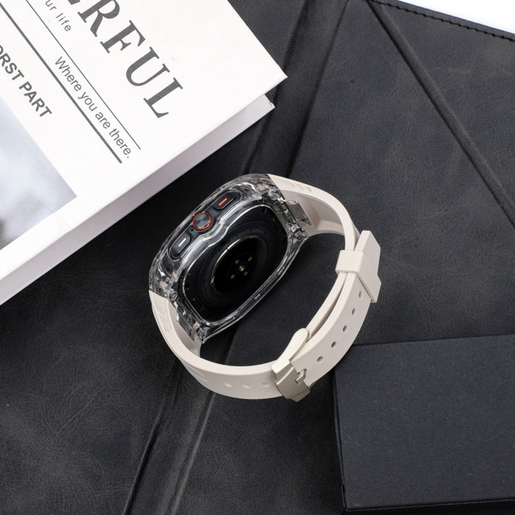 For Samsung Galaxy Watch Ultra 47mm / Ultra 2025 Modified PC Hybrid TPU Watch Case Band(Starlight Transparent) - free shipping - PMc TechLife - Order now!
