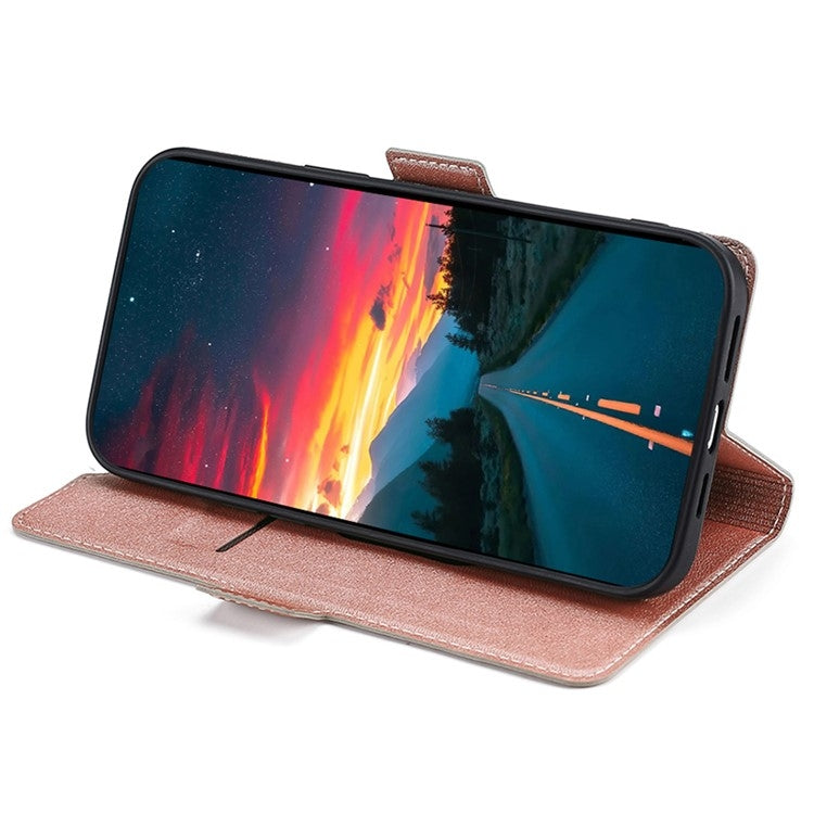 For Samsung Galaxy S25+ 5G Ultra-thin Voltage Side Buckle Horizontal Flip Leather Phone Case(Rose Gold) - Galaxy S25+ 5G Cases by PMC Jewellery | Online Shopping South Africa | PMC Jewellery | Buy Now Pay Later Mobicred