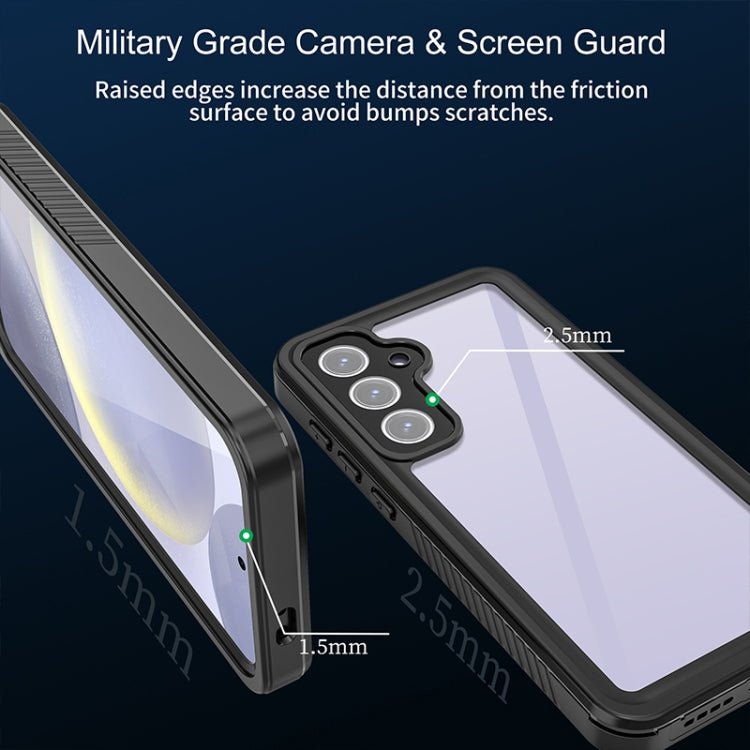For Samsung Galaxy S24 FE 5G RedPepper Shockproof IP68 Waterproof PC Hybrid TPU Phone Case(Black) - Galaxy S24 FE 5G Cases by RedPepper | Online Shopping South Africa | PMc TechLife | Buy Now Pay Later Mobicred