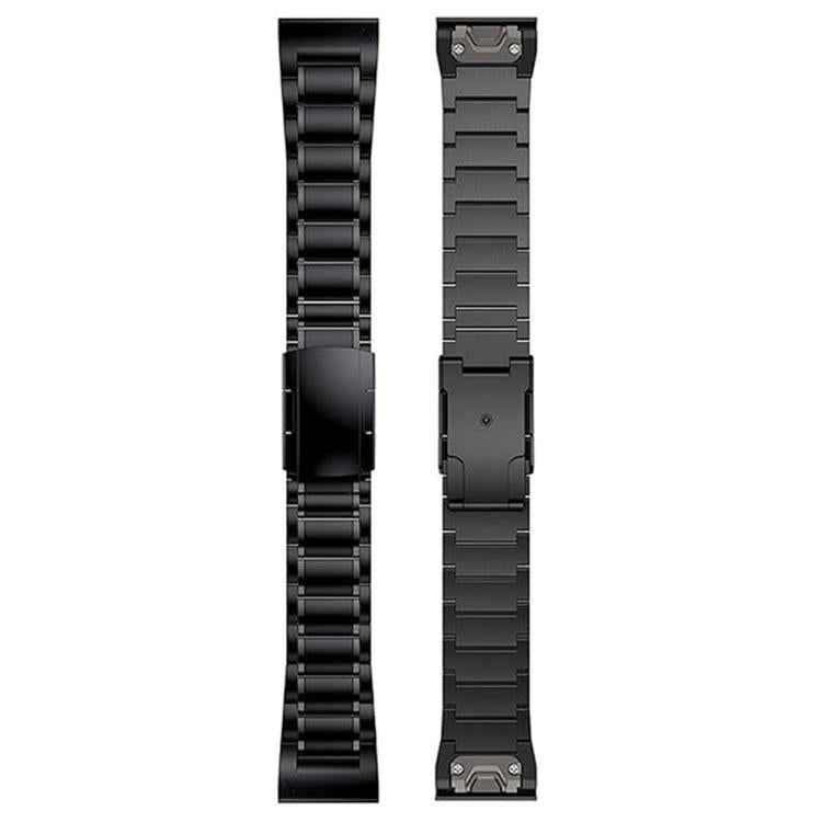 For Garmin 22mm Five-beads Titanium Alloy Push Buckle Metal Quick Release Watch Band(Silver) - free shipping - PMc TechLife - Order now!
