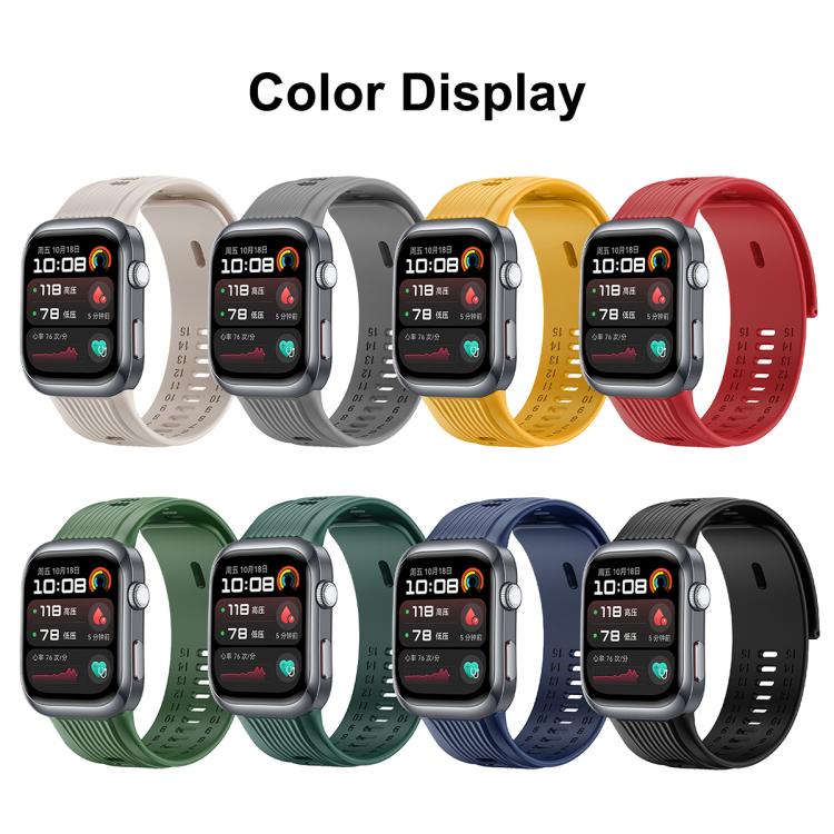 For Huawei Watch D2 Silicone Watch Band Wristband(Grey White) - Watch Bands by PMc TechLife | Online Shopping South Africa | PMc TechLife | Buy Now Pay Later Mobicred