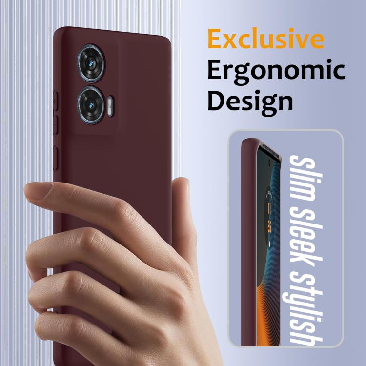 For Motorola Edge 50 Fusion Shockproof Silicone Magsafe Phone Case(Plum Color) - free shipping - PMC TechLife - Order now!