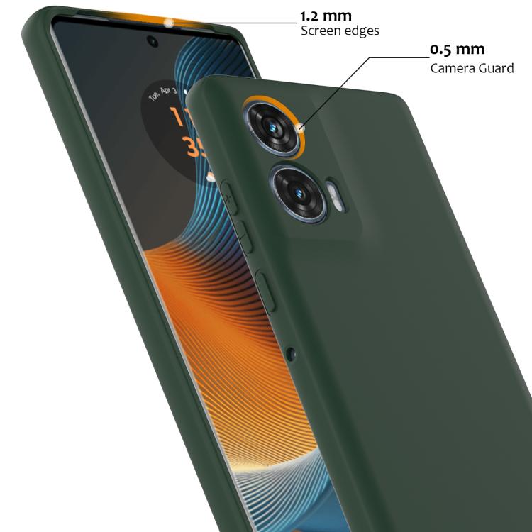 For Motorola Edge 50 Fusion Shockproof Silicone Magsafe Phone Case(Dark Green) - free shipping - PMC TechLife - Order now!