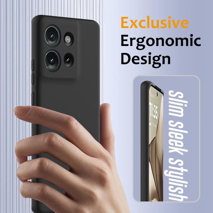 For Motorola Edge 50 5G Shockproof Silicone Magsafe Phone Case(Black) - free shipping - PMC TechLife - Order now!