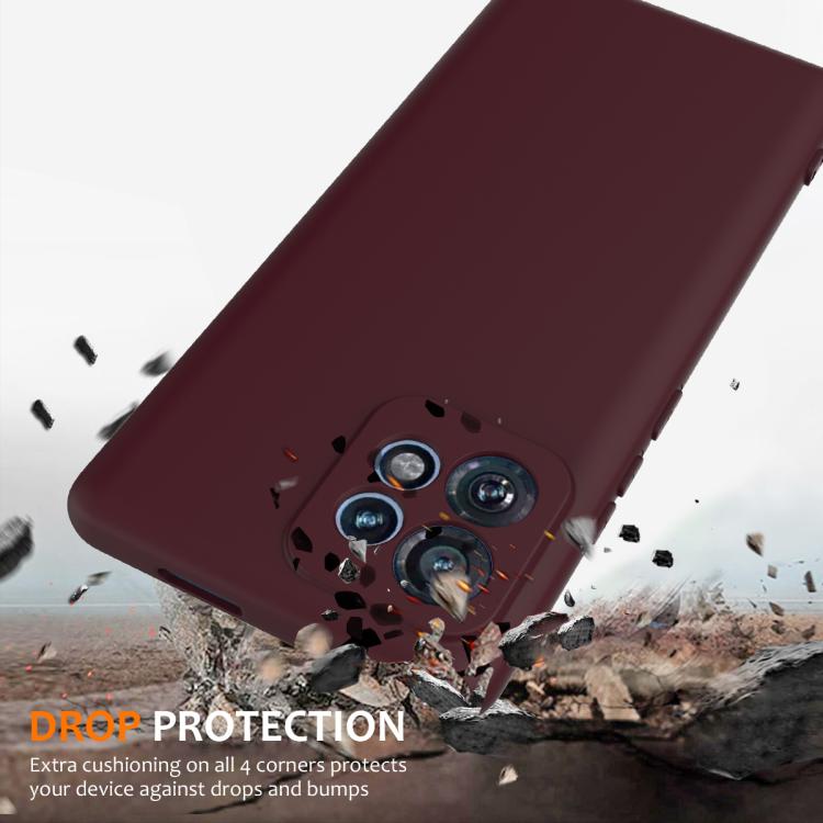 For Motorola Edge 40 Pro 5G Shockproof Silicone Magsafe Phone Case(Plum Color) - free shipping - PMC TechLife - Order now!