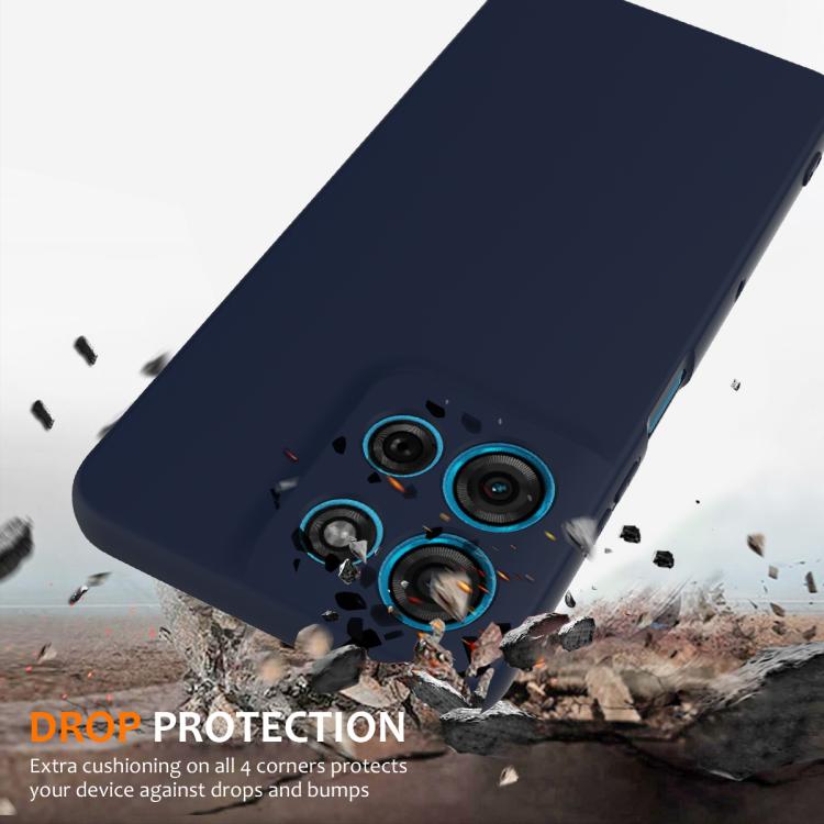 For Motorola Moto G75 5G Shockproof Silicone Magsafe Phone Case(Navy Blue) - free shipping - PMC TechLife - Order now!